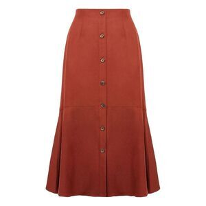 AGNONA Women's Button-Front Midi Skirt Women RED Skirts